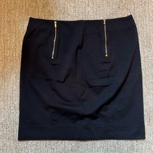 The Row Skirt with Gold Zippers